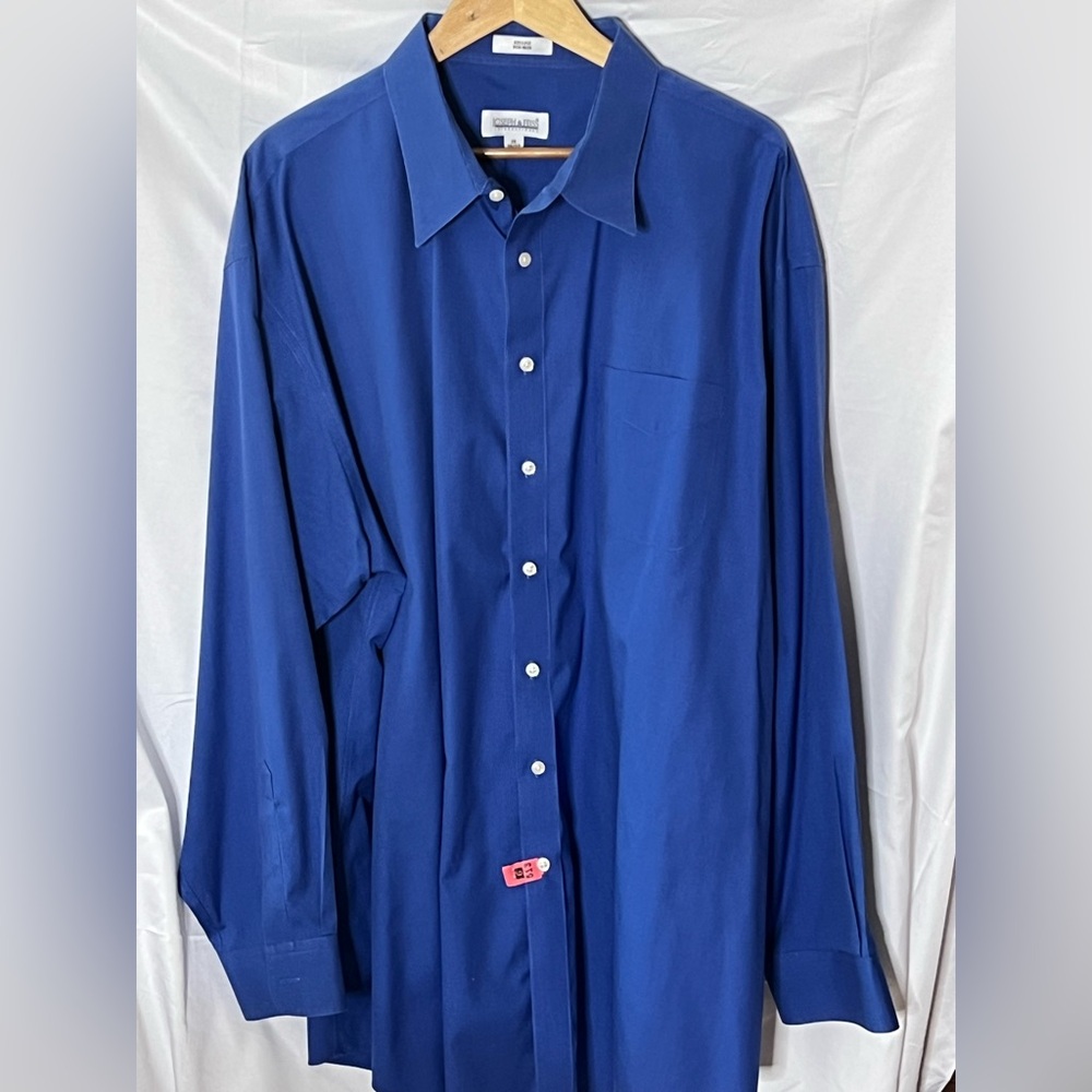 Joseph & Feiss Button Up Dress Shirt Classic Collar Blue Men’s